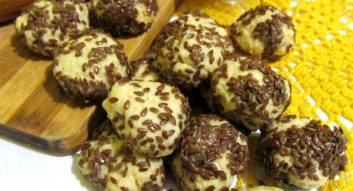 Печенье с семенами льна