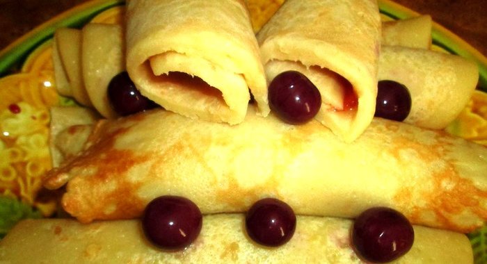 Нежные блинчики на йогурте