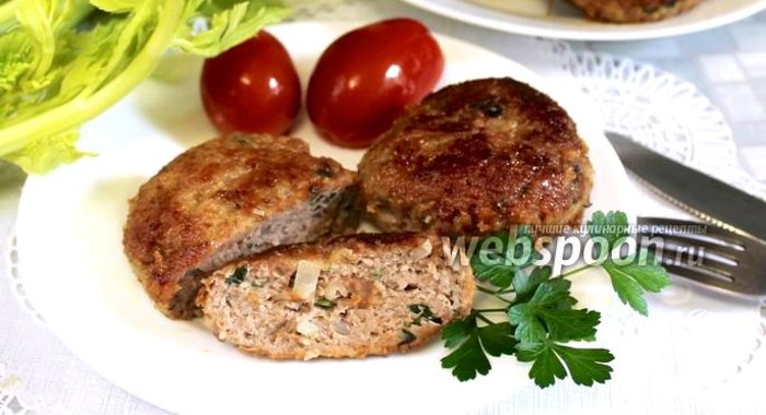 Котлеты из фарша и картофеля