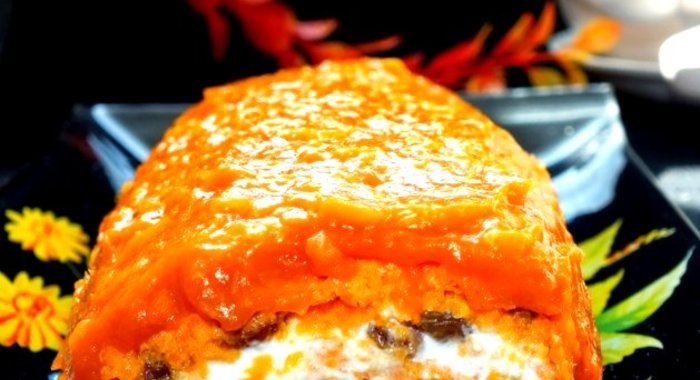 Рулет с курагой