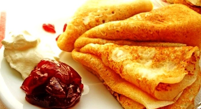 Блины на газированной воде