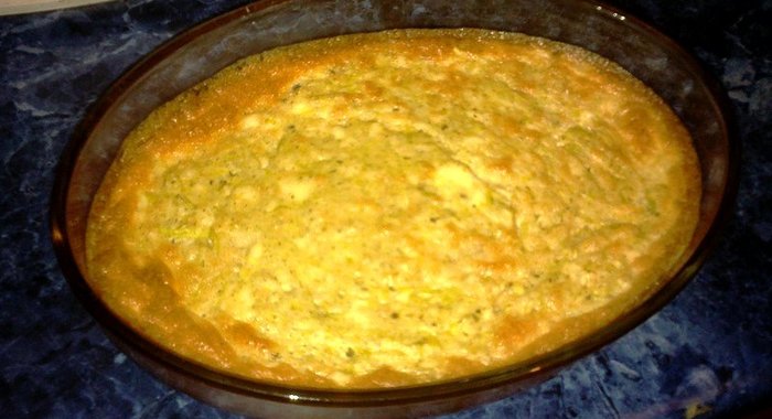 Кабачковый пирог с сыром