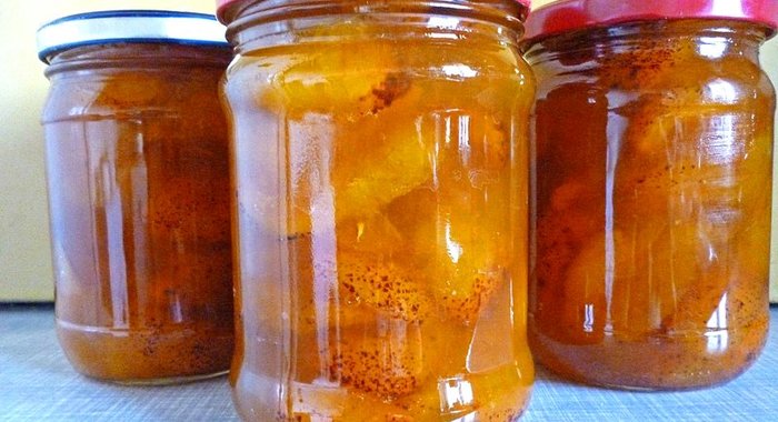 Варенье из половинок абрикосов