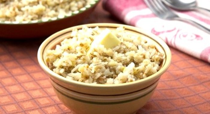 Каша перловая в горшочке