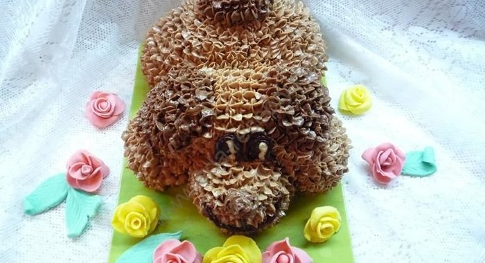 Торт Собачка