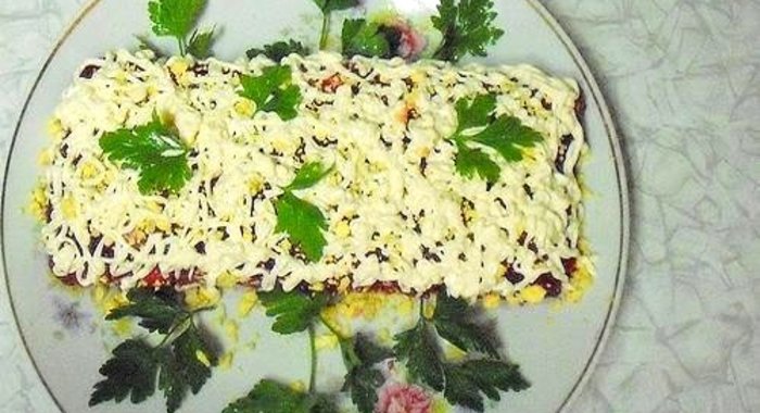 Рулет с сельдью на Старый Новый год