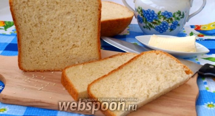 Хлеб с кунжутом в хлебопечке