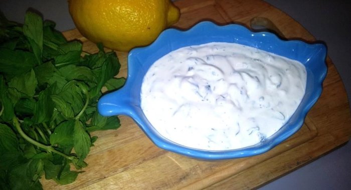 Белый соус к птице, рыбе и грибам на гриле