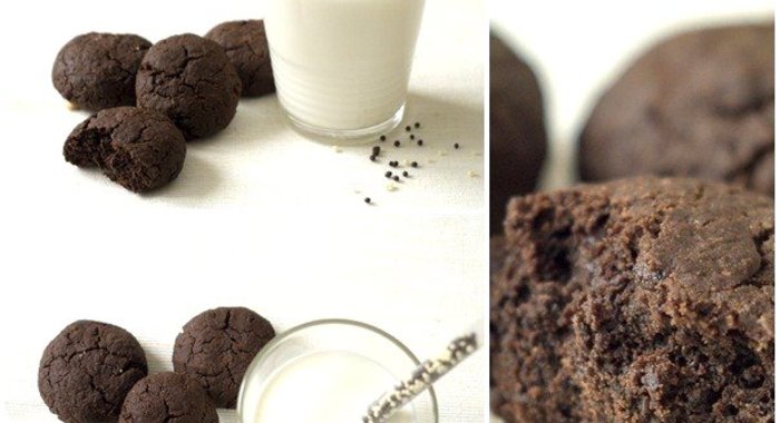 Мягкое шоколадное печенье