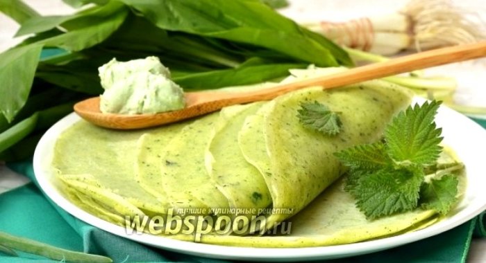 Блины из крапивы