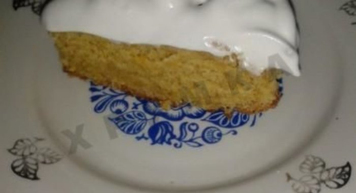 Морковник с белковым кремом