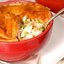 Пирог с курицей и грибами в горшочках
