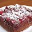 Шоколадный пирог с клюквой