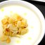 Крем-суп из сельдерея с трюфельным маслом и миндалем