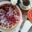 Малиновый кремовый пирог (Krämig paj med hallon)