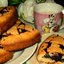 Пирог с черничным джемом