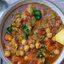 Марокканский суп с рисом, нутом и чечевицей