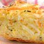 Овощной пирог с яичной лапшой