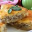 Пирог с мясом на кефире