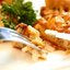 Пирог с грибами, сметаной и сыром