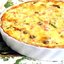 Пирог с грибами и ветчиной