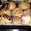 Булочки домашние с черникой