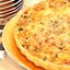 Открытый пирог с курицей и грибами