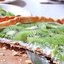 Миндальный пирог с киви