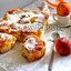 Пирог с персиками и рикоттой