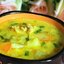 Куриный суп карри с кабачком и рисом