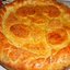 Пирог с томлеными яблоками и вяленой вишней