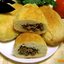 Пирожки с начинкой из куриных сердечек печёные