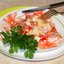 Салат Праздничный с ветчиной и перцем