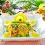 Тёплый салат с овощами и рисом «Краски лета»