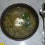 Суп рассольник с перловкой солеными огурцами и курицей
