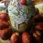 Пасхальный кулич и крашенки