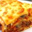 Лазанья с заправкой под сырным соусом