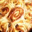 Пирог из булочек бриошь с кремом патисьер