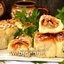 Пирожки с фасолью и куриным фаршем