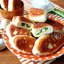 Жареные пирожки с грибами, яйцом и зелёным луком