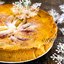 Яблочный пирог в сливочной заливке