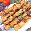Шашлык из свинины с киви