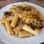 Постное рагу из макарон и кукурузы с грибами