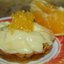Корзиночки с заварным кремом и апельсинами