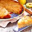 Пирог с карамельными грушами