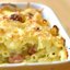 Макаронная запеканка с колбасками