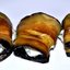 Рулеты из баклажанов с чесноком