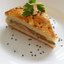 Пирог с курицей, лесными грибами и овощами