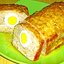 Хлебец из куриного фарша с яйцами