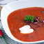 Острый томатный суп с фасолью